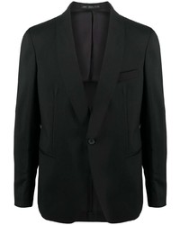 Мужской черный шерстяной пиджак от Low Brand