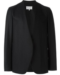 Мужской черный шерстяной пиджак от Maison Margiela