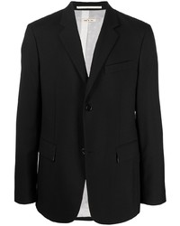 Мужской черный шерстяной пиджак от Marni