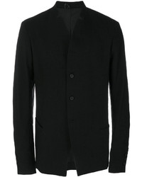 Мужской черный шерстяной пиджак от Masnada