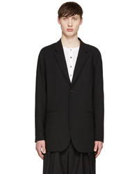 Мужской черный шерстяной пиджак от McQ