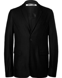 Мужской черный шерстяной пиджак от McQ