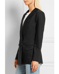 Женский черный шерстяной пиджак от MICHAEL Michael Kors