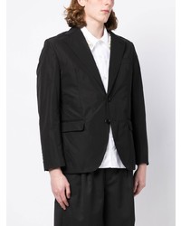 Мужской черный шерстяной пиджак от Simone Rocha