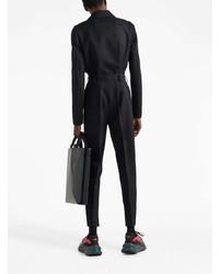 Мужской черный шерстяной пиджак от Prada