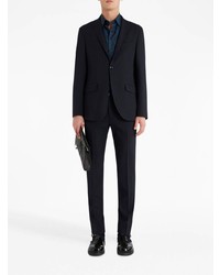 Мужской черный шерстяной пиджак от Etro