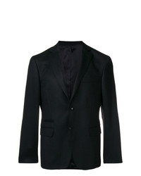Мужской черный шерстяной пиджак от Officine Generale