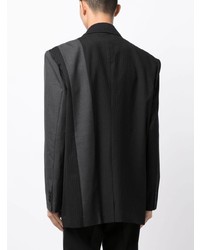 Мужской черный шерстяной пиджак от Feng Chen Wang