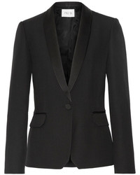 Женский черный шерстяной пиджак от Pallas