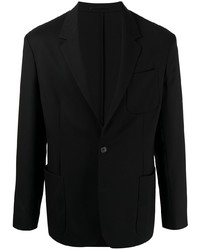 Мужской черный шерстяной пиджак от Paul Smith
