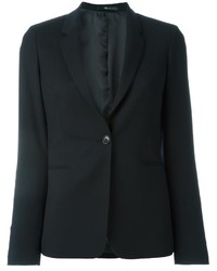 Женский черный шерстяной пиджак от Paul Smith