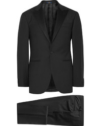 Мужской черный шерстяной пиджак от Polo Ralph Lauren