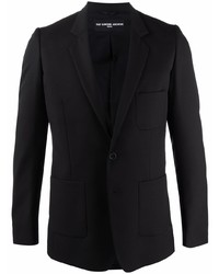Мужской черный шерстяной пиджак от Raf Simons