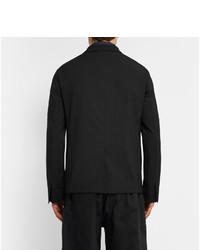 Мужской черный шерстяной пиджак от Marni