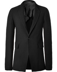 Мужской черный шерстяной пиджак от Rick Owens
