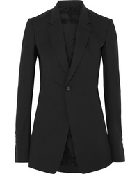 Женский черный шерстяной пиджак от Rick Owens
