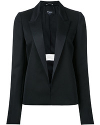 Женский черный шерстяной пиджак от Rochas