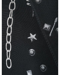 Мужской черный шерстяной пиджак от Alexander McQueen