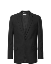Мужской черный шерстяной пиджак от Saint Laurent