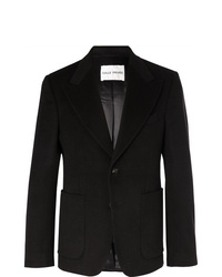 Мужской черный шерстяной пиджак от Salle Privée