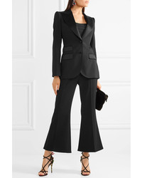 Женский черный шерстяной пиджак от Dolce & Gabbana