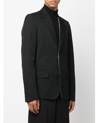 Мужской черный шерстяной пиджак от Valentino