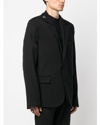 Мужской черный шерстяной пиджак от Botter