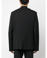 Мужской черный шерстяной пиджак от Botter
