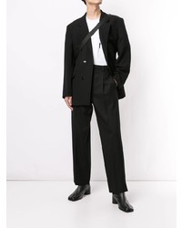 Мужской черный шерстяной пиджак от Solid Homme