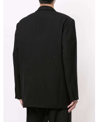 Мужской черный шерстяной пиджак от Solid Homme