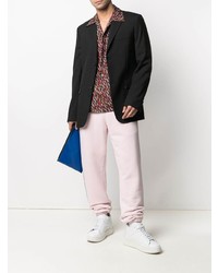 Мужской черный шерстяной пиджак от Marni