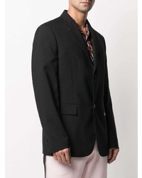 Мужской черный шерстяной пиджак от Marni