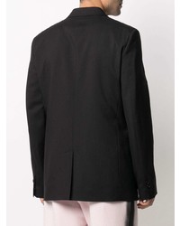 Мужской черный шерстяной пиджак от Marni