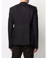 Мужской черный шерстяной пиджак от Rick Owens