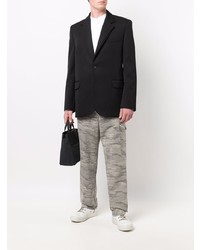 Мужской черный шерстяной пиджак от Y/Project