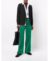 Мужской черный шерстяной пиджак от Raf Simons