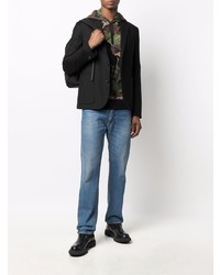 Мужской черный шерстяной пиджак от PS Paul Smith