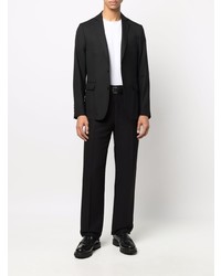 Мужской черный шерстяной пиджак от Officine Generale