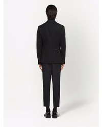 Мужской черный шерстяной пиджак от Prada
