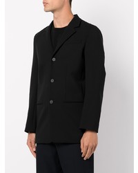 Мужской черный шерстяной пиджак от The Row
