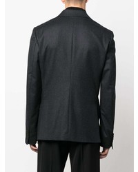 Мужской черный шерстяной пиджак от Roberto Cavalli