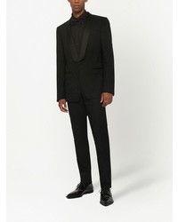 Мужской черный шерстяной пиджак от Dolce & Gabbana