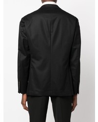 Мужской черный шерстяной пиджак от Brunello Cucinelli