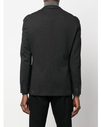 Мужской черный шерстяной пиджак от BOSS
