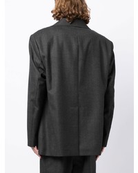 Мужской черный шерстяной пиджак от Raf Simons