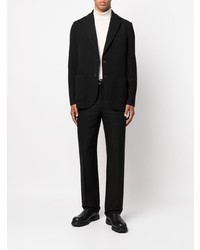 Мужской черный шерстяной пиджак от Circolo 1901