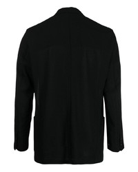 Мужской черный шерстяной пиджак от Auralee