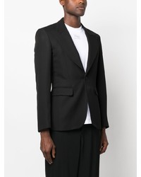 Мужской черный шерстяной пиджак от Raf Simons