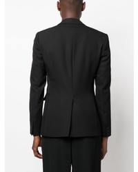 Мужской черный шерстяной пиджак от Raf Simons