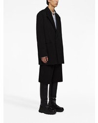 Мужской черный шерстяной пиджак от Jil Sander